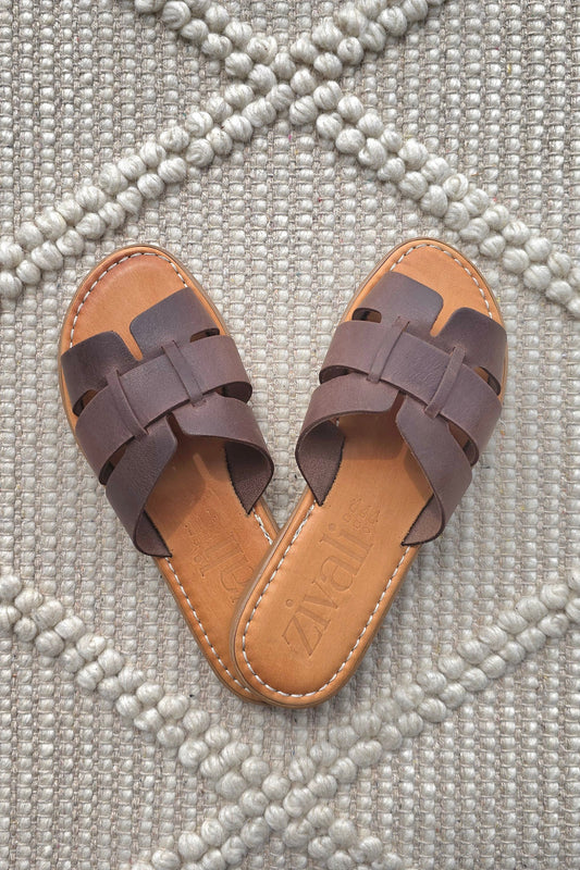 NATALIA SANDALS IN ROSEWOOD