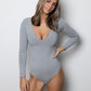 ZIVALI BASIC LONG SLEEVE BODYSUIT