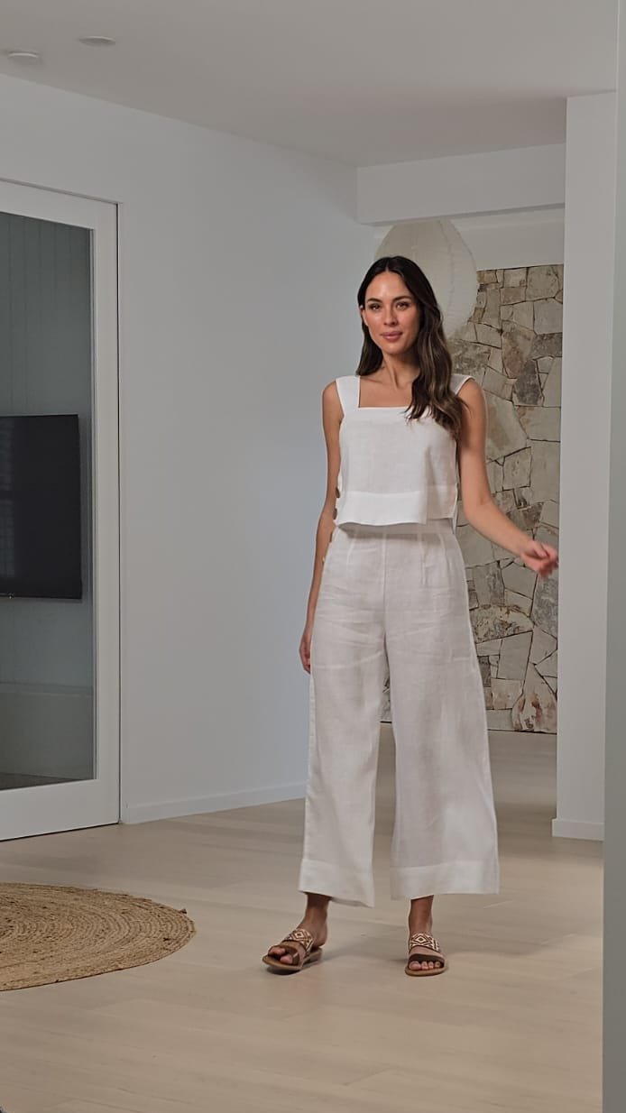 Zaili Linen Pants